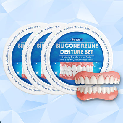 🦷🦷Furzero™ Silicone Reline Denture Set🦷