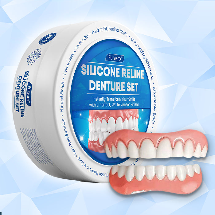 🦷🦷Furzero™ Silicone Reline Denture Set🦷